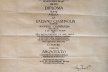 Diploma de formatura de Galiano Ciampaglia, 1939