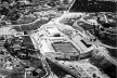 Estádio Municipal do Pacaembu em construção, 1939. Aerofotos Oblíquas - 1939 / 40
