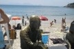 Escultura de Carlos Drummond de Andrade, Calçadão de Copacabana, Rio de Janeiro