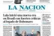 Manchetes de jornais brasileiros e estrangeiros no dia 2 de janeiro de 2023 destacam a posse de Lula ocorrida no dia anterior