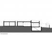 Casa na Cruz de Oliveira, corte longitudinal, 2ª fase, Benedita, Portugal. Arquiteto Pedro Fonseca Jorge