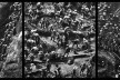 “O inferno de Bosch segundo Sebastião Salgado”, tríptico 2, fragmentos da exposição fotográfica “Gold – Mina de Ouro Serra Pelada”