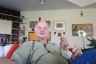 O arquiteto Marcos Konder conversando comigo em sua residência, por ele projetada, situada no bairro de Santa Teresa