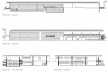 Sesc Araraquara, elevações e cortes, 2000. Arquitetos Abrahão Sanovicz e Edson Jorge Elito