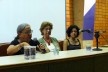 Mirthes Baffi, ao lado de Ruth Verde Zein e Karen Menatti, na fala final da sessão de encerramento do evento, Encontro Núcleo Docomomo-SP 2015