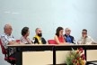 III SAMA, mesa de abertura, Akel Fares Filho (presidente CAU/PA), Ana Cláudia Cardoso (coordenadora PPGAU UFPA), Marcos Cereto (UFAM), Celma Chaves (UFPA e coordenadora Geral do III SAMA), Jorge Eiró (vice diretor FAU/UFPA) e José Júlio Lima (vice-coorden