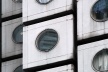 Nakagin Capsule Tower, Bairro de Ginza, Tóquio. Arquiteto Kisho Kurokawa