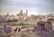 Cidade território após a demolição das muralhas, em 1829. Vista general tomada del cementerio nuevo. 1840. Adolphe D’Hastrel. Litografia. 34,6 x 43,5 cm. Museu Histórico Municipal