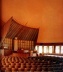 Park Synagogue, Cleveland, OH, EUA, 1953. Eric Mendelsohn. Vista do interior.