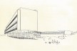 Hospital Pio XI, perspectiva, São Paulo SP, s.d. Arquiteto Vasco Venchiarutti