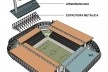 Arena Pantanal, diagrama da arquibancada removível em perspectiva, Cuiabá MT. Arquiteto Sergio Coelho
