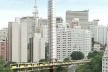 Perspectiva do edifício no contexto urbano