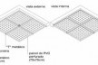 Painéis perfurados de PVC - detalhe