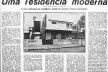 Este é um convite para, 79 anos depois da sua inauguração, uma nova visita à moradia projetada para a família do próprio arquiteto. Matéria de jornal de 1937, sem identificação