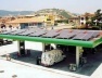 Posto de Gasolina BP com módulos de células fotovoltaicas, Osana, Espanha