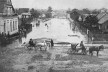 Alagamento na esquina da rua João Negrão com avenida Sete de Setembro, em outubro de 1911