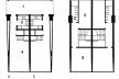 Conjunto Residencial do Pedregulho, plantas do apartamento duplex, Rio de Janeiro, Brasil, 1952. Arquiteto Affonso Eduardo Reidy
