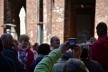 Centro Histórico de Bolonha, grupo de turistas