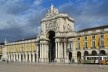 O Arco Triunfal que emoldura o acesso da Praça do Comércio para a Rua Augusta, Lisboa