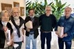 Célia Kawai, Michel Gorski, Hugo Segawa, Vladimir Bartalini e Oscar Bressane