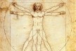 Leonardo Da Vinci, Homem vitruviano (1490). Desenho a pena, 346 × 255 mm. Venezia, Gallerie dell’Accademia: Gabinetto disegni e stampe, inv. n. 228