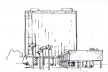 Desenho mais recente feito por Lúcio Costa do edifício do Ministério da Educação e Saúde