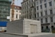 Memorial do Holocausto em Viena, Áustria, 2000. Artista Rachel Whiteread