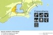 Parque Olímpico Copacabana, detalhe, mapa geral das instalações olímpicas na candidatura Rio 2004