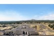 Teotihuacán, praça monumental defronte a Pirâmide do Sol, México