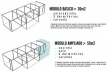 O módulo básico de habitação popular cumpre seu papel de abrigar uma família média. Mesmo sendo uma casa pequena é possível fazer uma casa de 3 dormitórios com varanda unificada ao espaço sala/cozinha. O módulo ampliado recebe um anexo equivalente a mais
