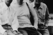 O professor Eduardo Kneese de Mello entre Yoshimasa Kimachi e Edoardo Rosso, em viagem com o GFAU