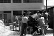 Fotos da construção da Escola de Arquitetura, Urbanismo e Design da UFMG na década de 1950