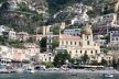 Vista da cidade de Positano, Costiera Amalfitana, Itália