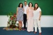 Celma, Cybelle, Klaudia e Fernando após a Palestra no Auditório do PPGITEC