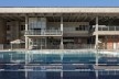 Sesc Araraquara, piscinas, 2000. Arquitetos Abrahão Sanovicz e Edson Jorge Elito