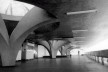 Estação Rodoviária de Jaú, Artigaspasseio ao longo do belvedere, Jaú SP, 1973. Arquiteto João Batista Vilanova