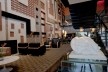 Lobby do Hotel Gran Marquise, antigo Caesar Park, com painel do paisagista Burle Marx, Fortaleza CE, 1992. Arquitetura de interiores Janete Costa