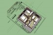 Dois estágios de desenvolvimento do trabalho: o modelo 3D da casa Cohab e um estudo preliminar para a provisão de suficientes espaços funcionais