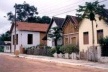 Casario misto em madeira e alvenaria, com linguagem cabocla, em Xapuri, na rua Benjamin Constant,1999