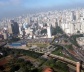 Vista aérea de São Paulo: Parque D. Pedro e Centro antigo da cidade