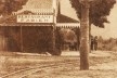 Chegada de um trem na estação da Cantareira, detalhe, c.1895