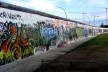 Muro pichado e grafitado em Berlim