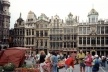 Grande praça do mercado de Bruxelas, Bélgica, 1989