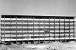 Edifício sede da Secretaria Municipal de Obras e Viação — Smov, Moacyr Moojen Marques, João José Vallandro e Léo Ferreira da Silva, 1966–1970, fachada leste