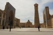 Vista geral do conjunto Poi-Kalon, em Bukhara, em direção ao sul