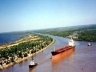 Porto de Santa Fé, Argentina. Canal de acesso