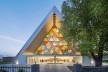 Catedral Cardboard, Christchurch, Nova Zelândia, 2013. Arquiteto Shigeru Ban