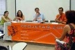 Mesa Redonda composta por Fernando Lara, José Aureliano Filho, Maria Gabriela Celani e Anna Paula Gouveia