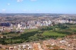 Águas Claras e, em primeiro plano, parte de Vicente Pires. Distrito Federal