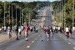 Eixo Rodoviário, Brasília, num domingo comum